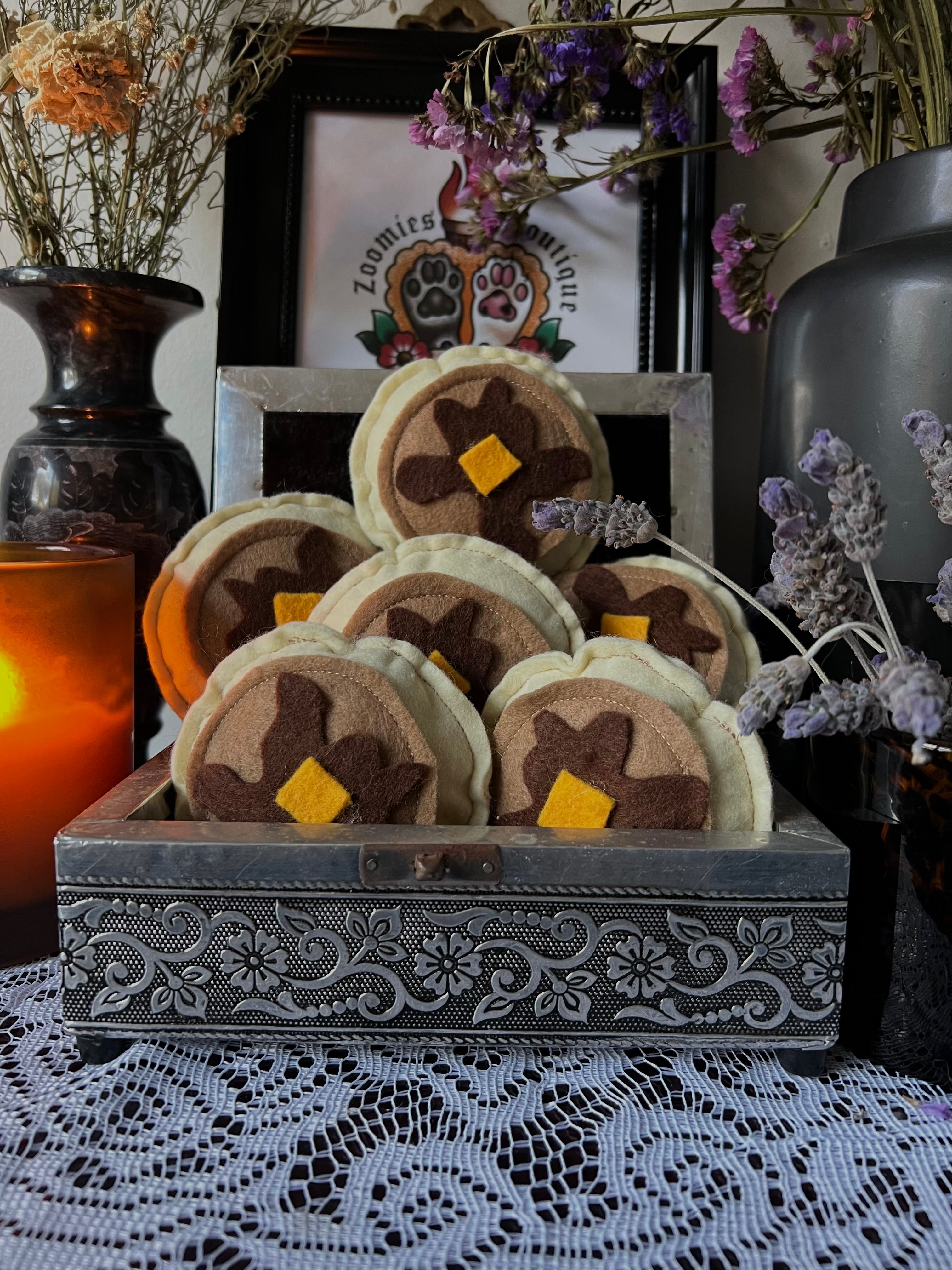 Pancake - Handmade Catnip Toy