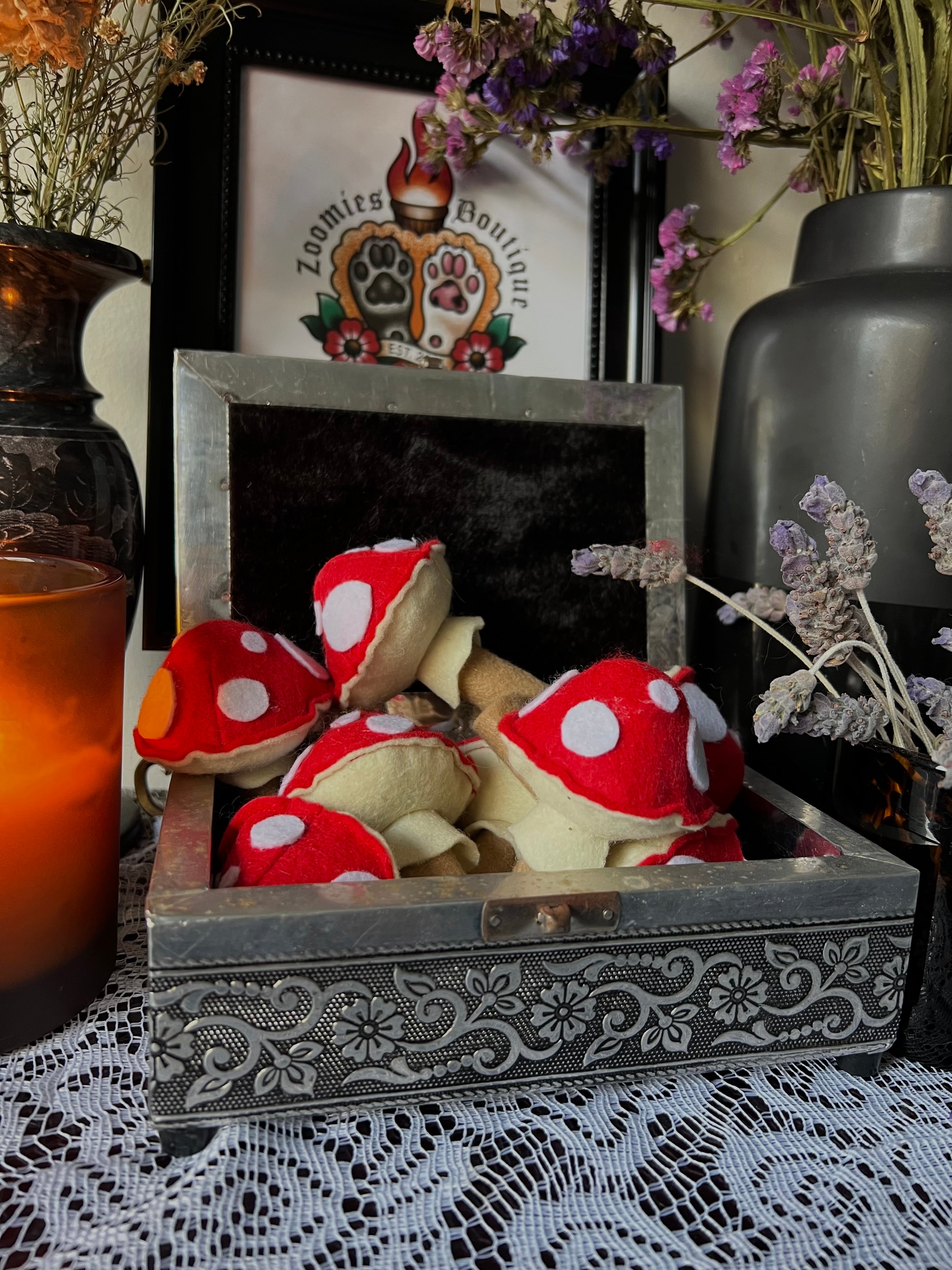 The Toadstool - Handmade Catnip Toy