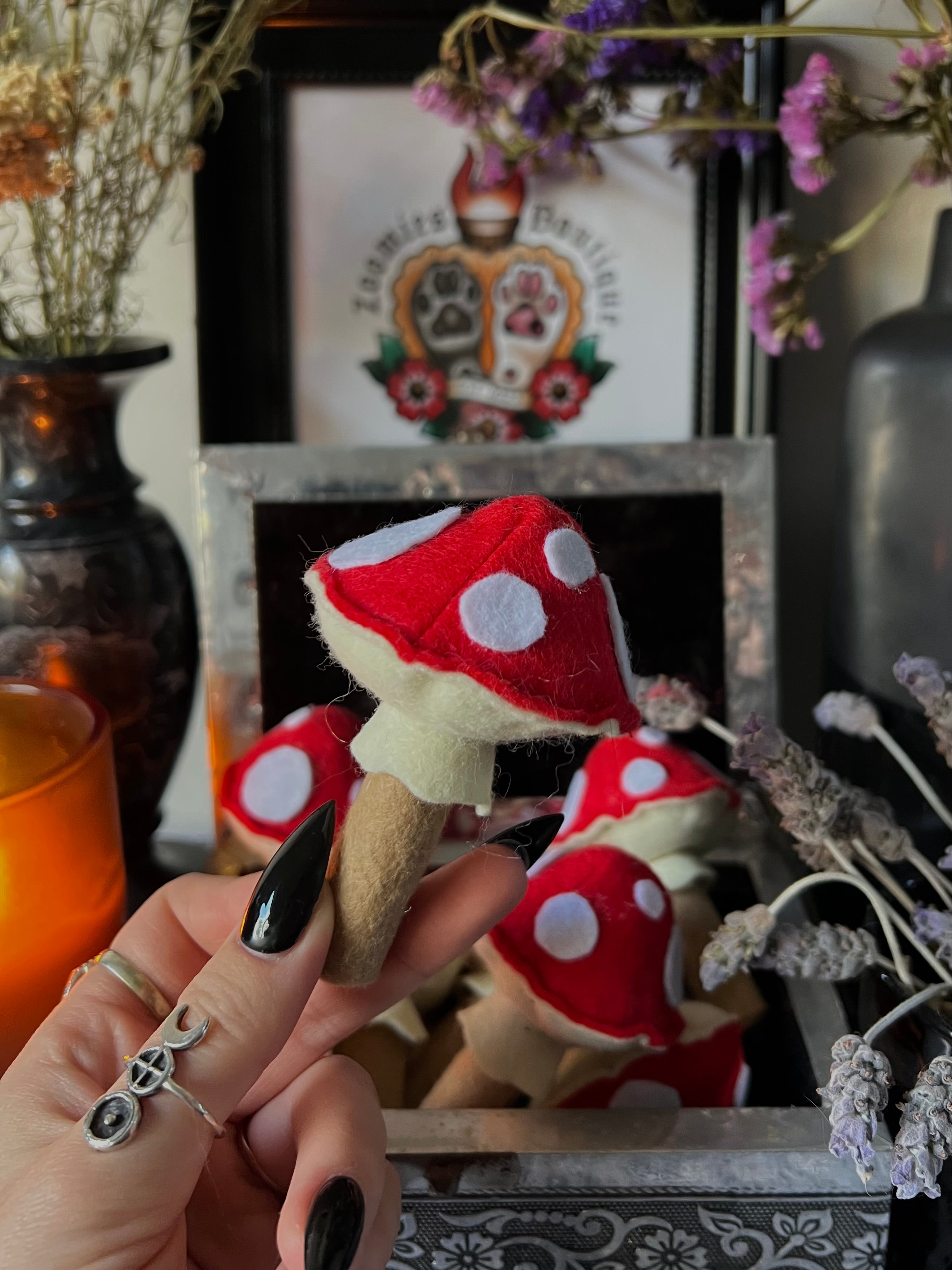 The Toadstool - Handmade Catnip Toy