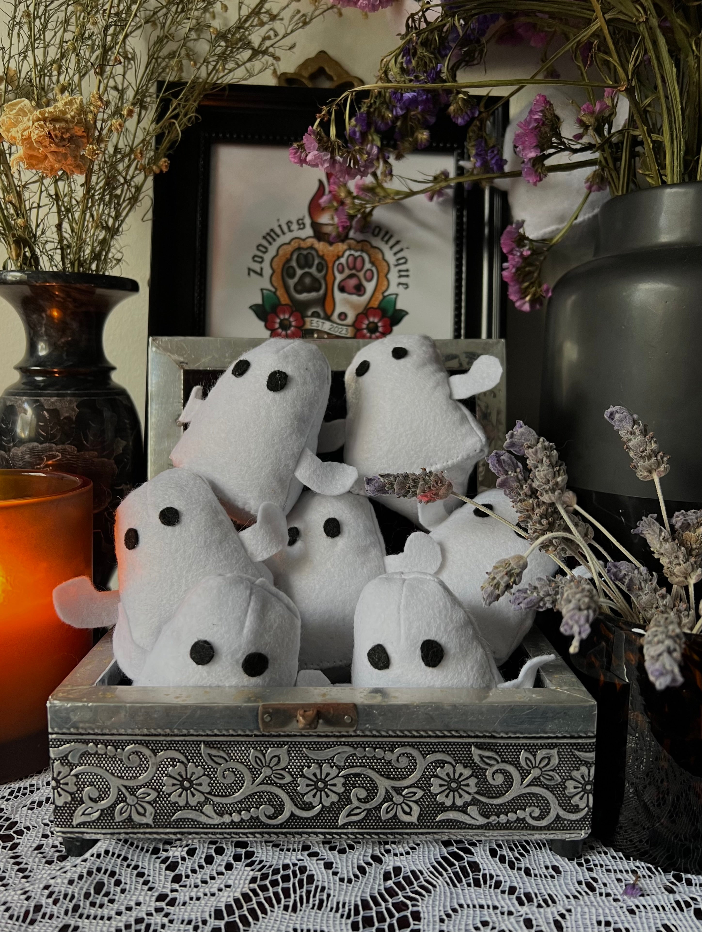 Ghosty - Handmade Catnip Toy