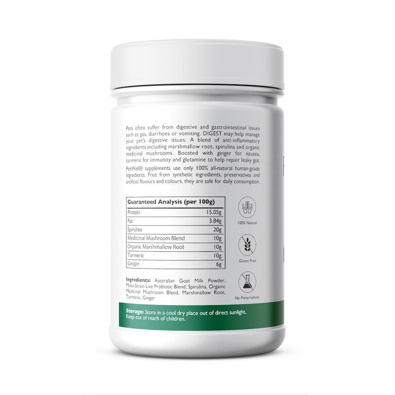 LAST CHANCE! Short Dated: PetWell Supplement- Digest 125g