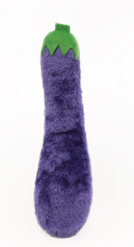 Zippy Claws Eggplant Kicker Toy