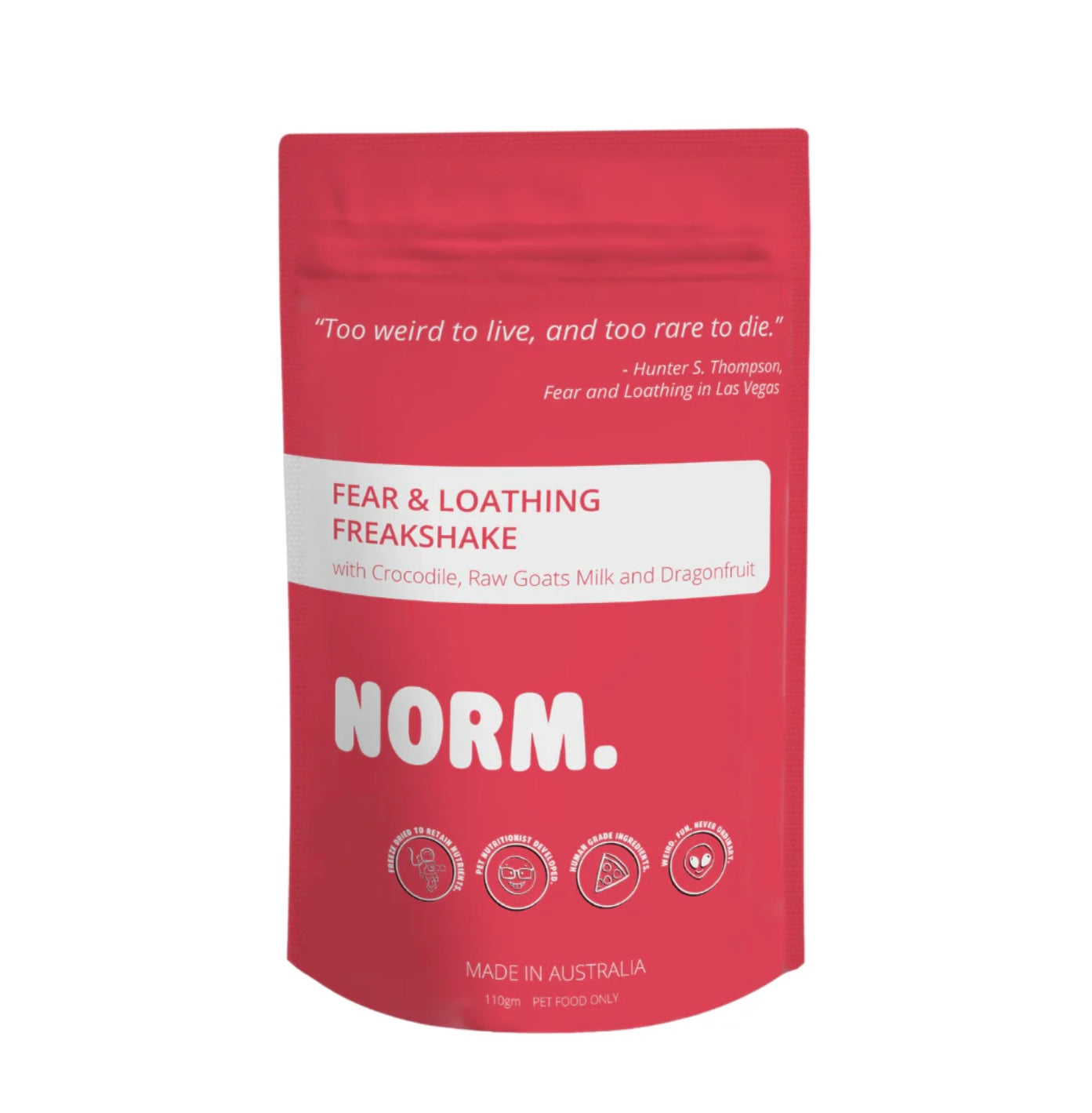 LAST CHANCE! Short Dated: Norm Fear & Loathing Freakshake 110g