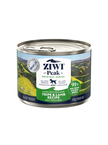 Ziwi Peak Canine Wet Food Tins- Tripe & Lamb