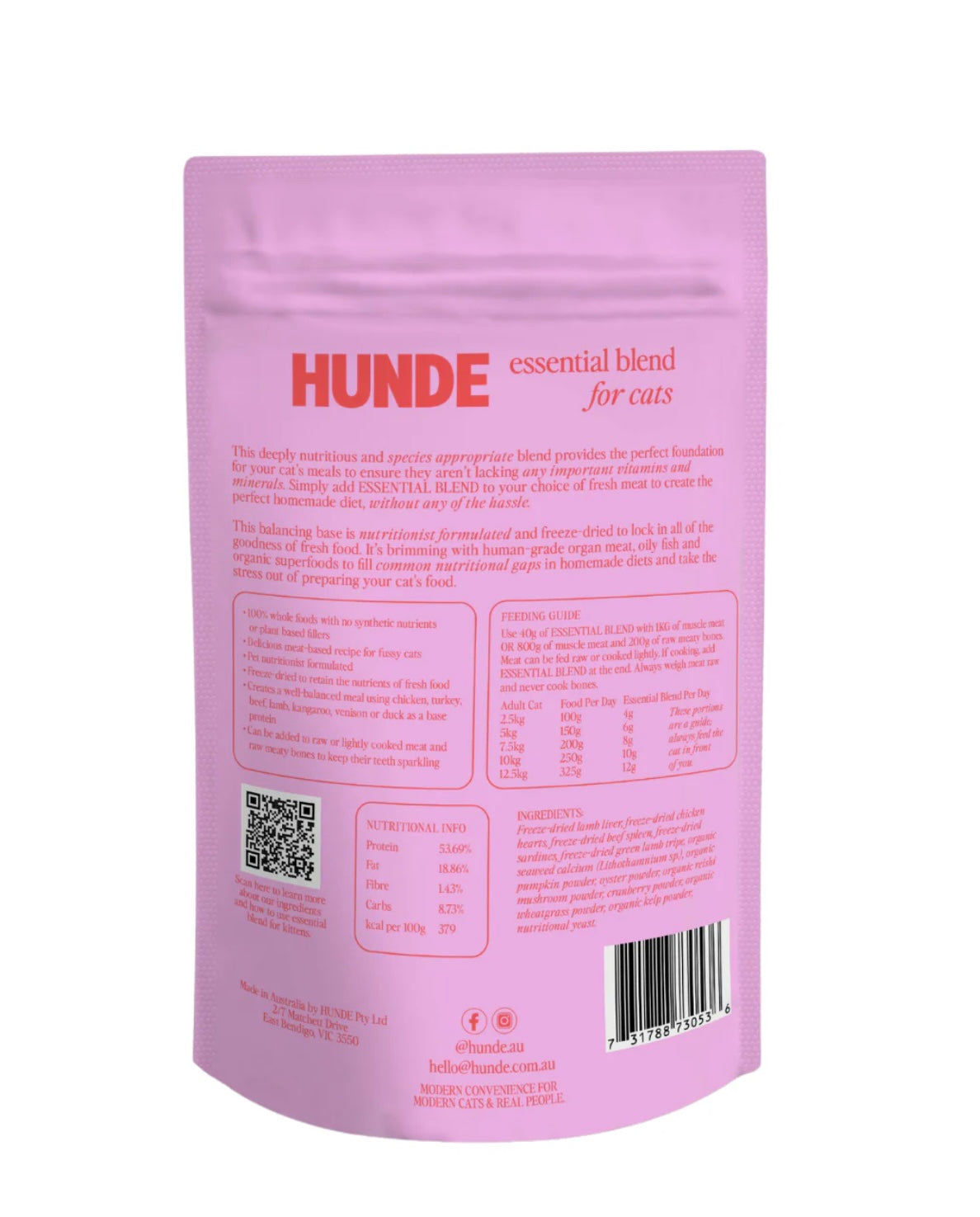 Hunde Essential Blend For Cats 250g