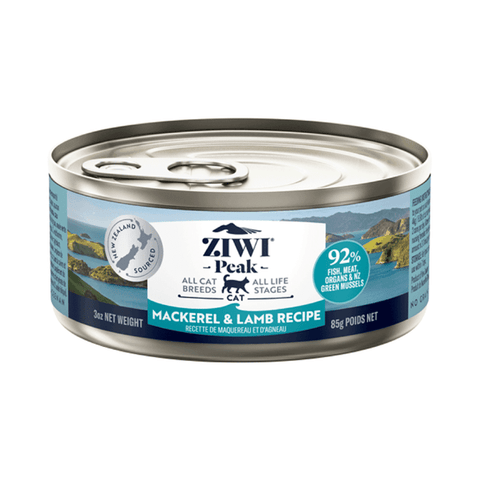 Ziwi Peak Feline Wet Foods Tins- Mackerel & Lamb