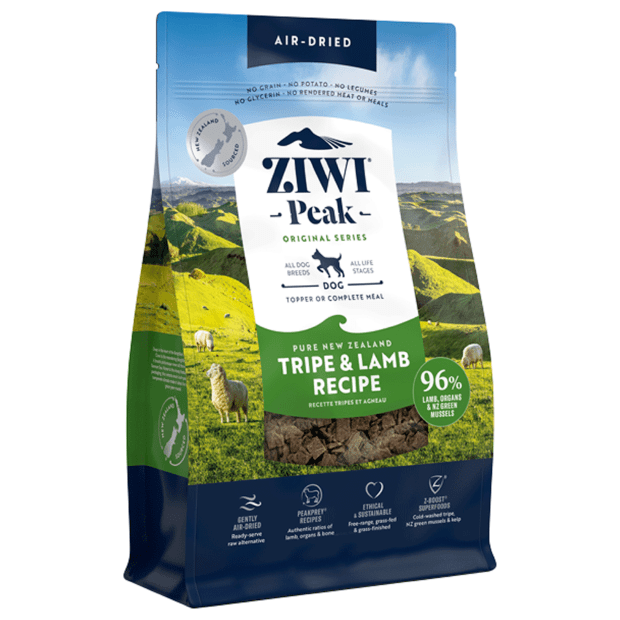 Ziwi Peak Canine Air Dried Recipe- Tripe & Lamb