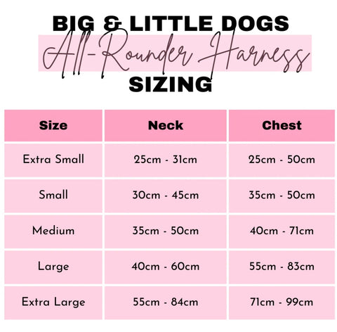 Big And Little Dogs All Rounder Harness - One Cute Cookie