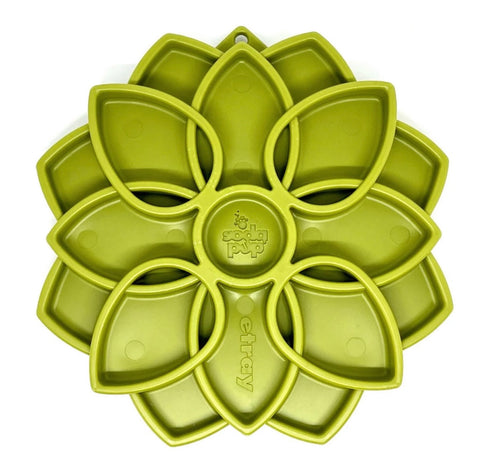 Sodapup Green Mandala Slow Feeder eTray