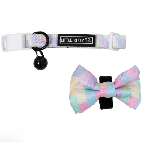 Little Kitty Co Collar & Bow Tie - Gelato